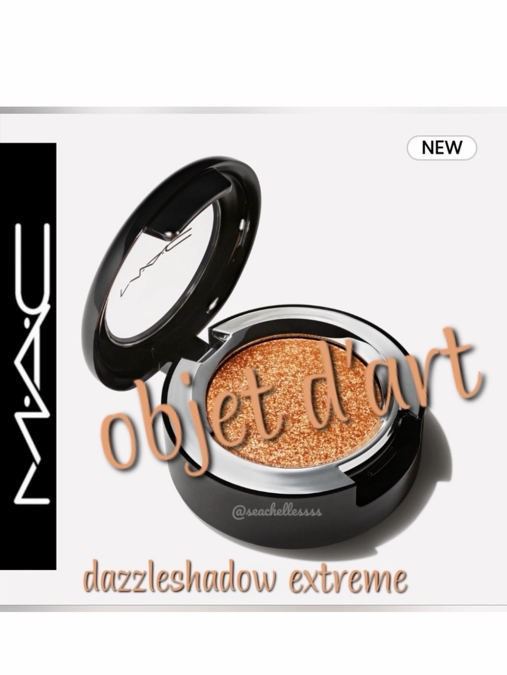Mac Dazzleshadow Extreme Metallic Objet d'Art Brand New in Box Authentic